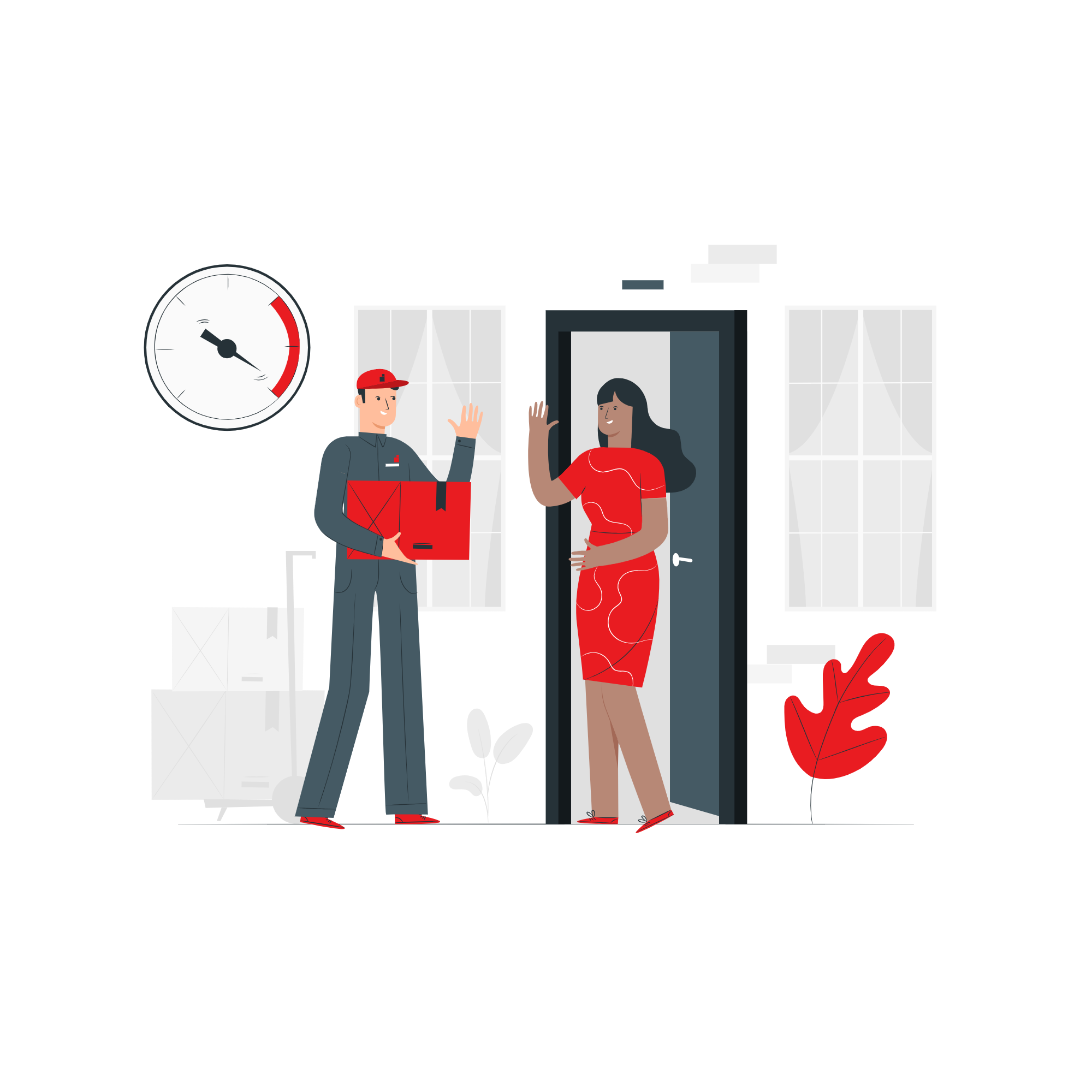 سرعه التوصيل